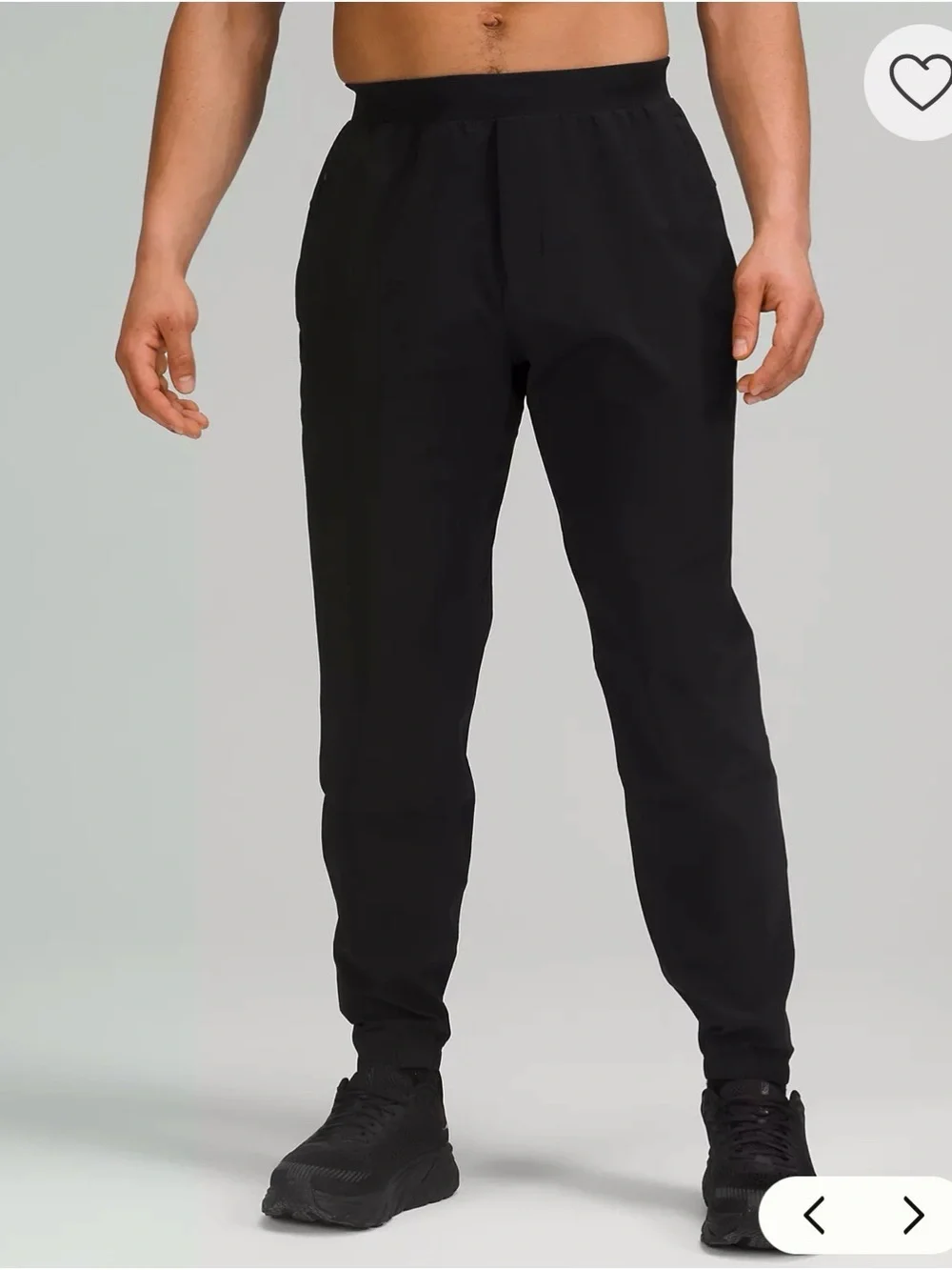 lululemon athletica Men's Black Surge Jogger